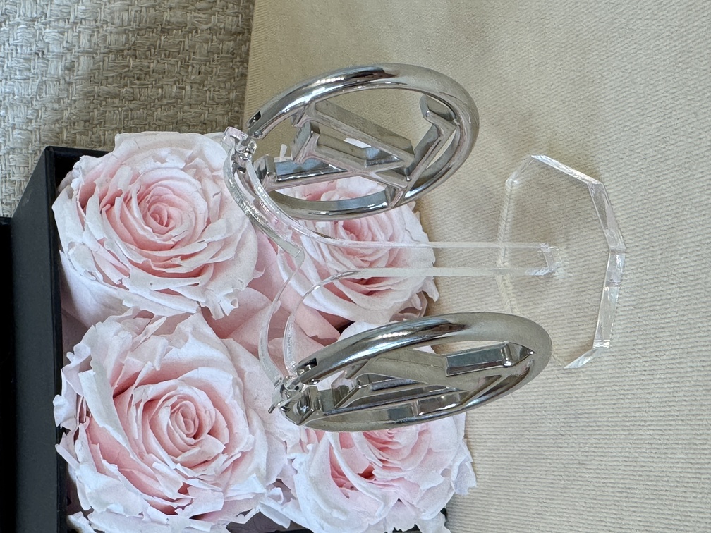 Ohrringe Louise Hoops GM silber