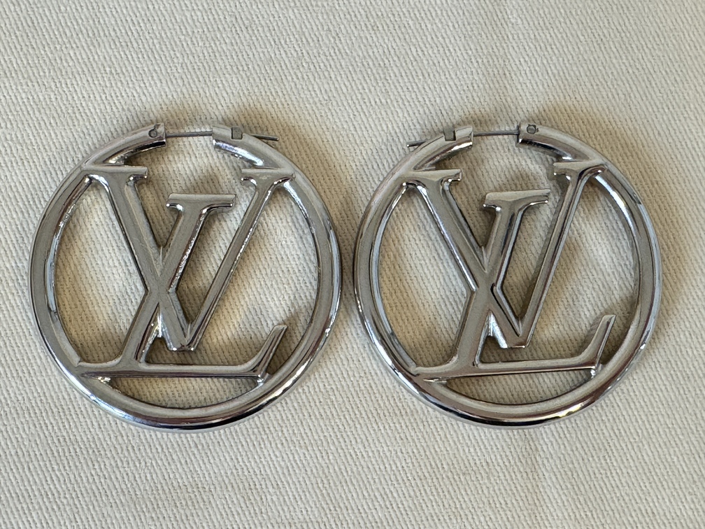 Ohrringe Louise Hoops GM silber