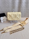 Wallet on strap bubblegram buttergelb