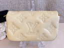 Wallet on strap bubblegram buttergelb
