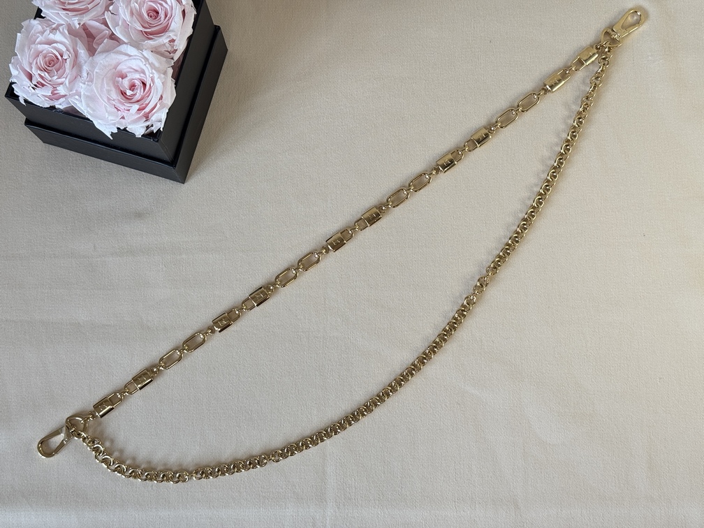 Taschenkette 2-reihig gold