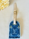 Adressanhänger Denim