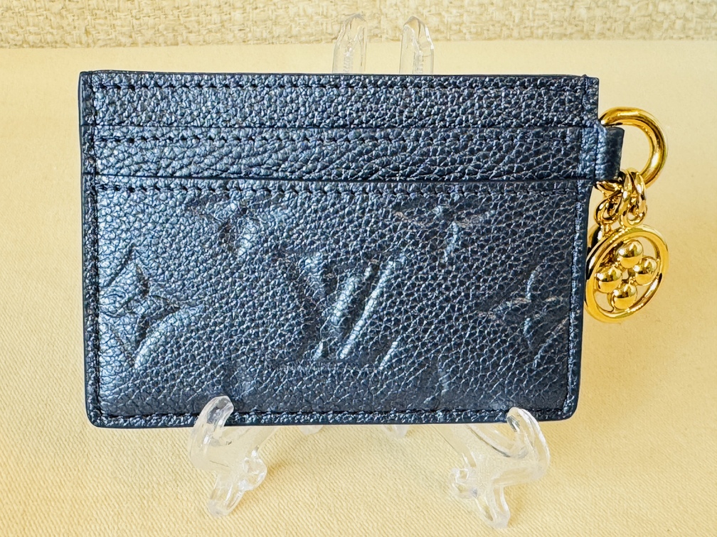Kartenhalter Empreinte Metallic blue