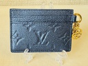 Kartenhalter Empreinte Metallic blue