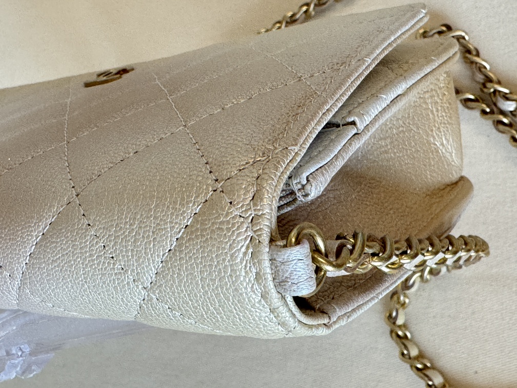 CHANEL Wallet on chain Ombre beige