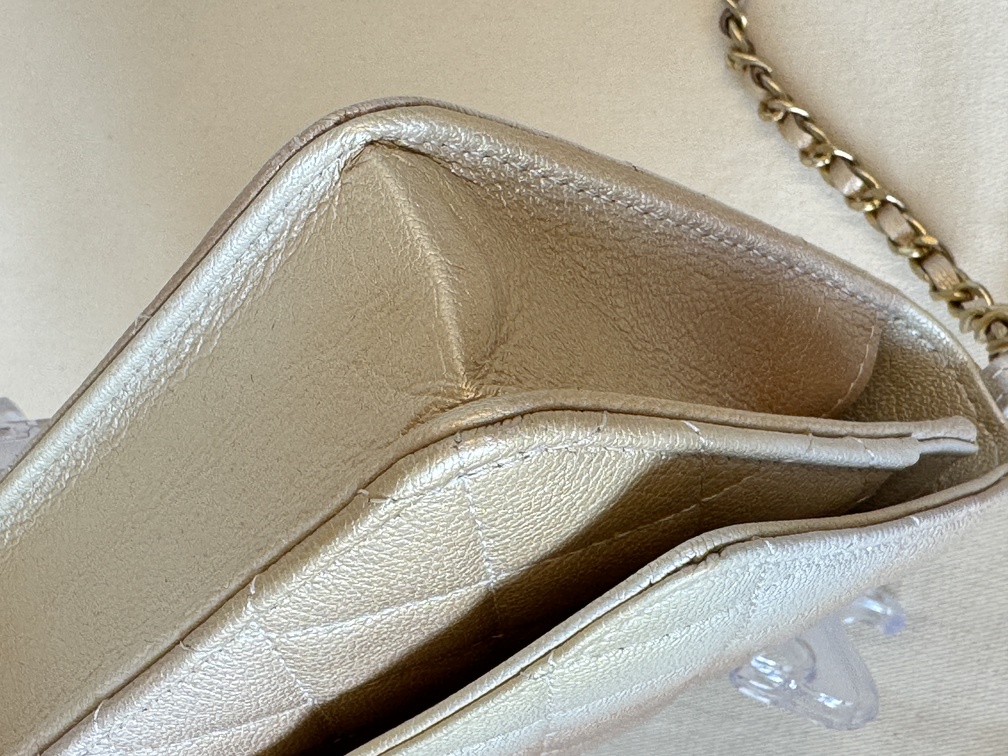 CHANEL Wallet on chain Ombre beige