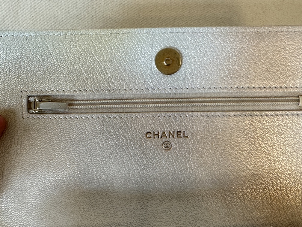 CHANEL Wallet on chain Ombre beige