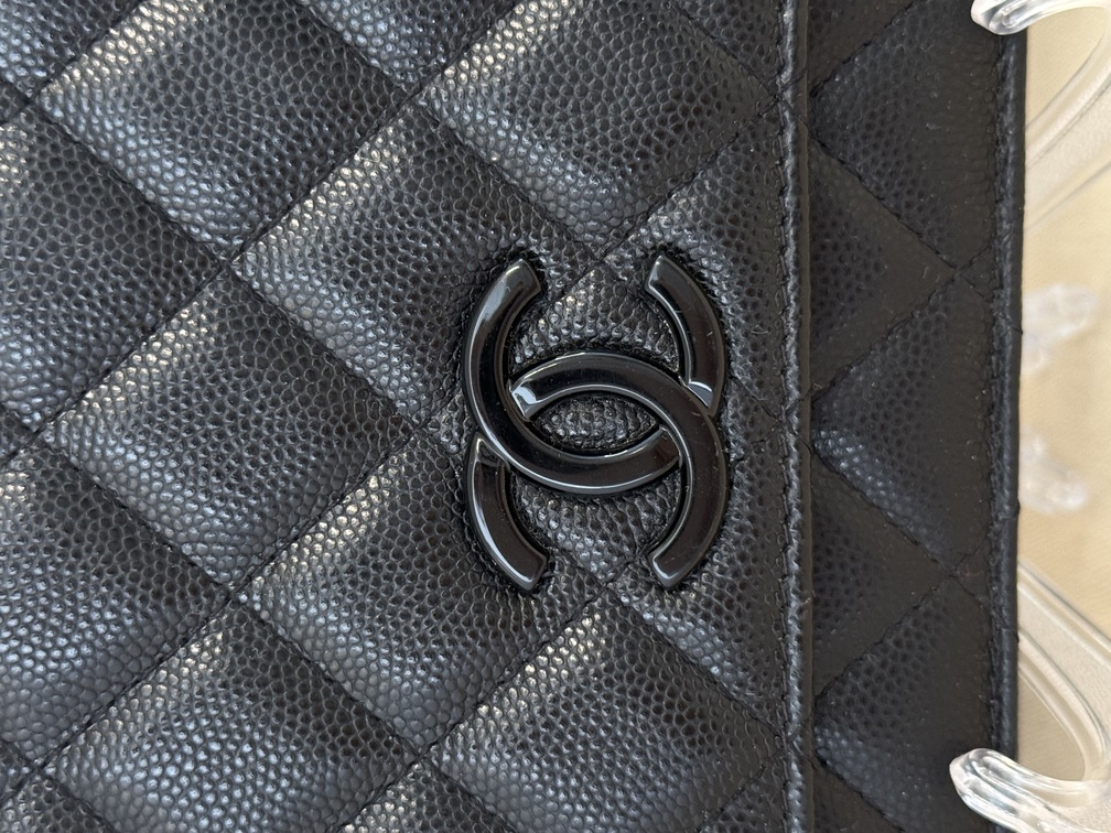 CHANEL Wallet on chain SO BLACK