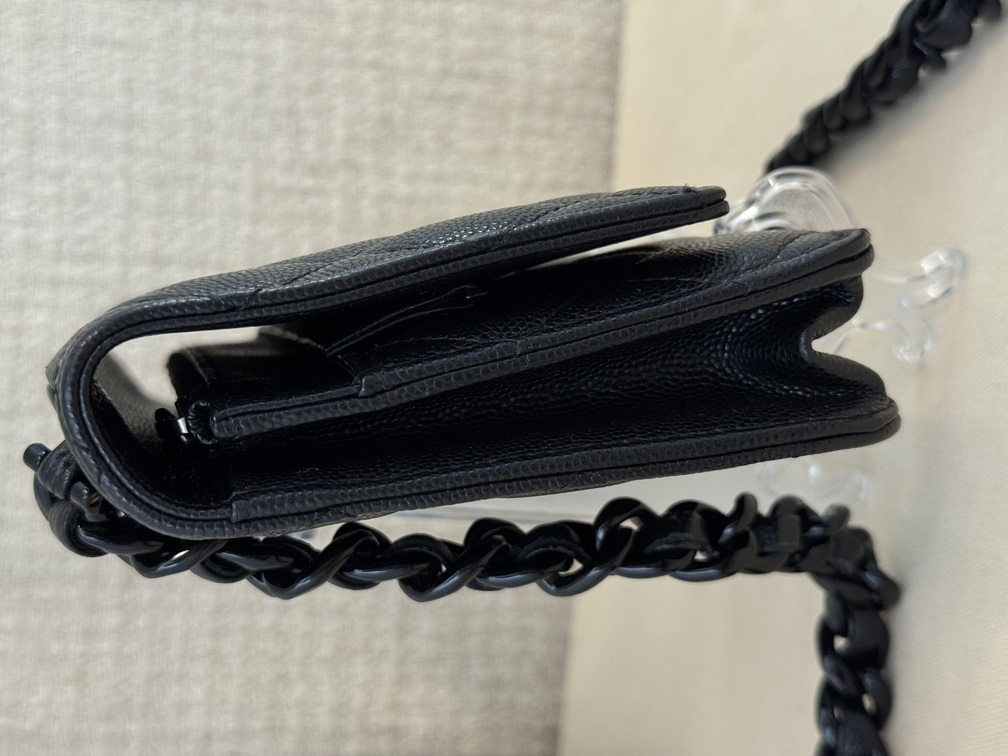 CHANEL Wallet on chain SO BLACK