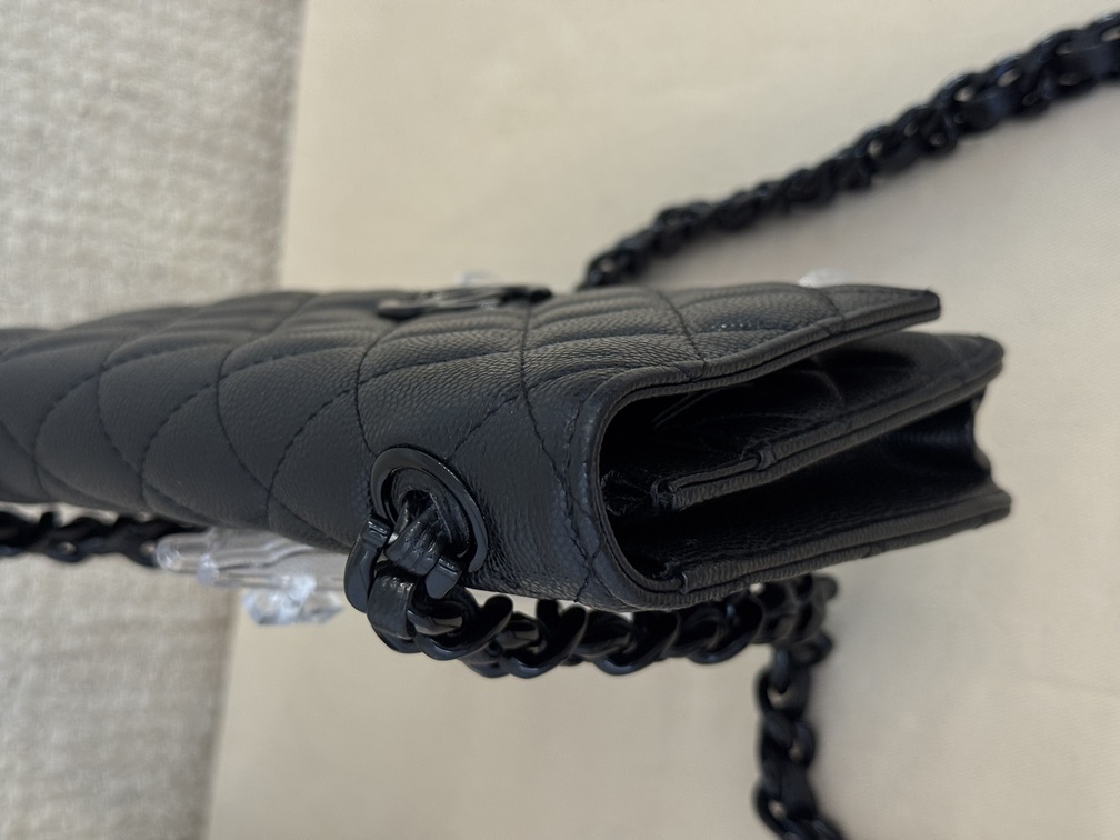 CHANEL Wallet on chain SO BLACK