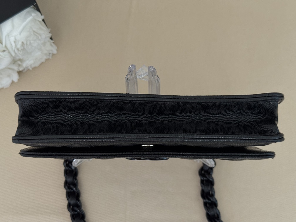 CHANEL Wallet on chain SO BLACK