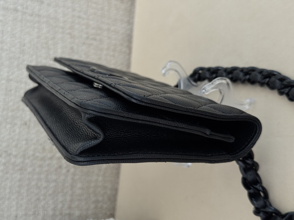 CHANEL Wallet on chain SO BLACK