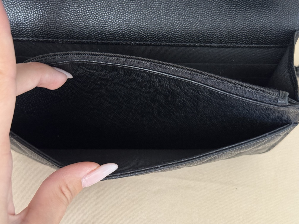 CHANEL Wallet on chain SO BLACK