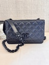 CHANEL Wallet on chain SO BLACK