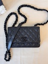 CHANEL Wallet on chain SO BLACK