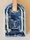 Adressanhänger Denim
