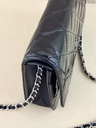 CHANEL Wallet on chain Lackleder schwarz