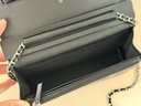 CHANEL Wallet on chain Lackleder schwarz