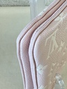 Double Zip Empreinte Rose