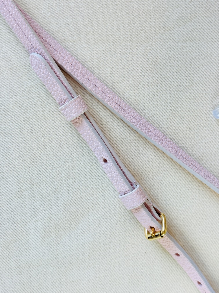 Double Zip Empreinte Rose