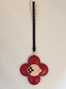 Taschenschmuck Vivienne rot