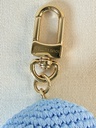 Taschenschmuck Vivienne Crochet blau