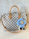 Taschenschmuck Vivienne Crochet blau