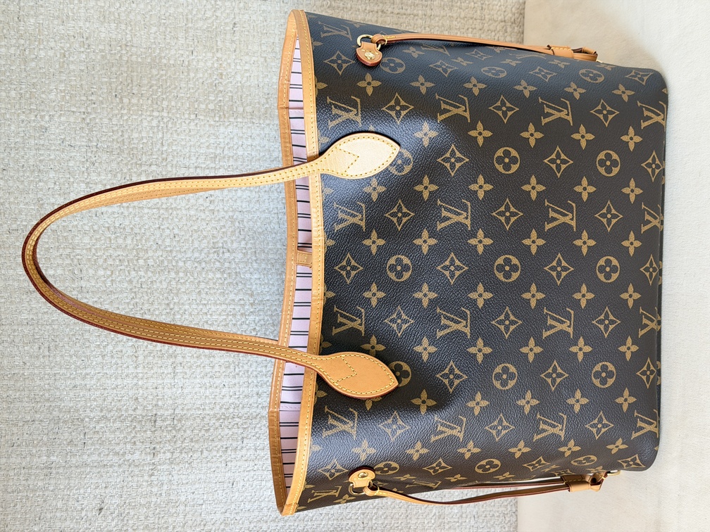 Neverfull MM Monogram Rose Ballerine