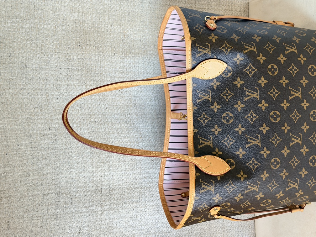 Neverfull MM Monogram Rose Ballerine