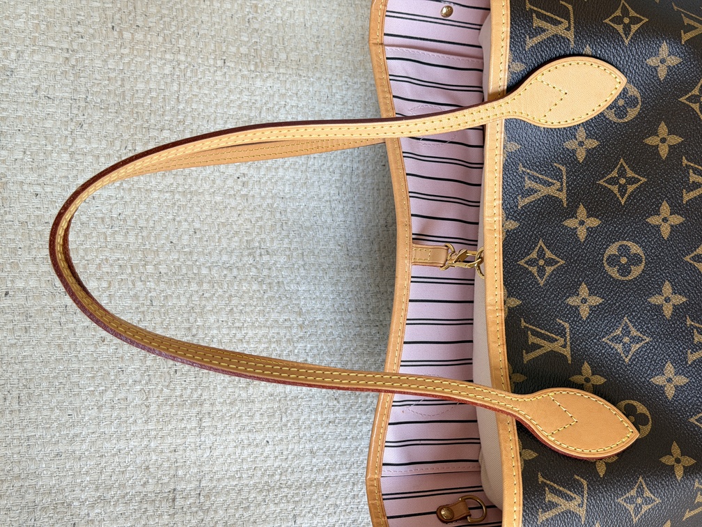 Neverfull MM Monogram Rose Ballerine