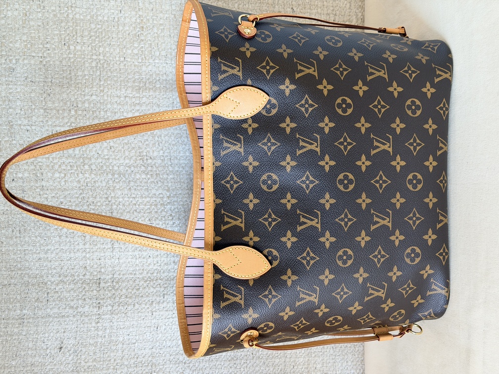 Neverfull MM Monogram Rose Ballerine