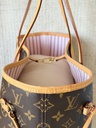 Neverfull MM Monogram Rose Ballerine