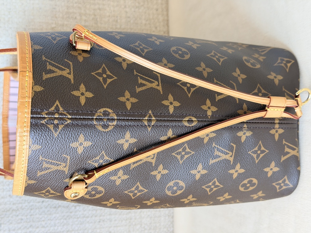 Neverfull MM Monogram Rose Ballerine