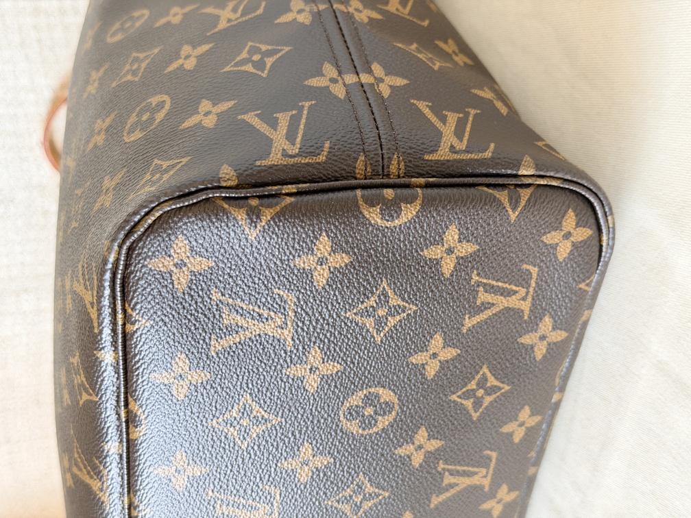 Neverfull MM Monogram Rose Ballerine
