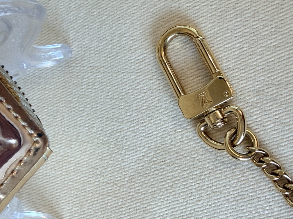 Heart Münztäschchen Miroir gold