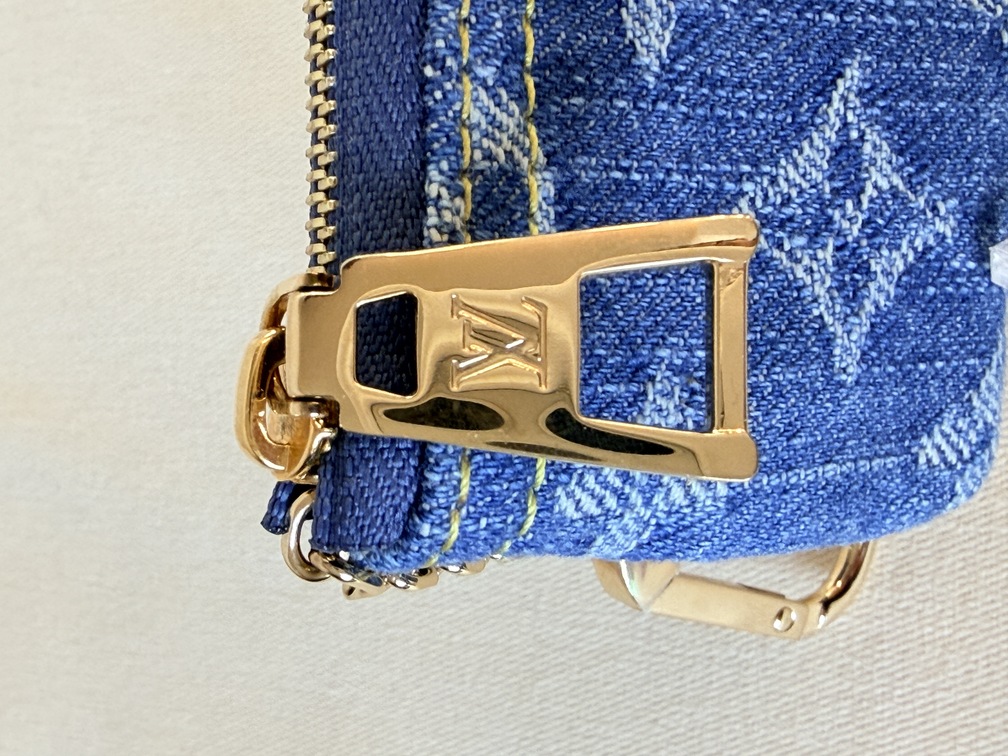 Key cles Schlüsseltäschchen Denim