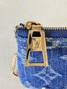 Key cles Schlüsseltäschchen Denim