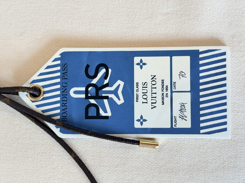 Taschenschmuck Boarding Pass