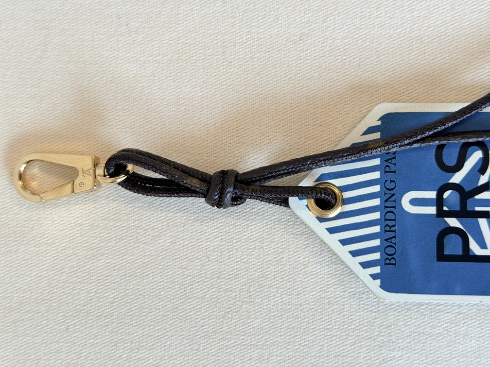 Taschenschmuck Boarding Pass
