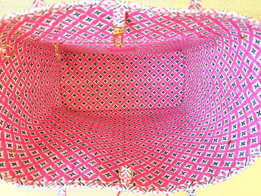 Neverfull MM By The Pool pink