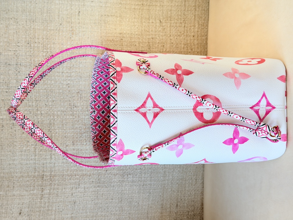 Neverfull MM By The Pool pink