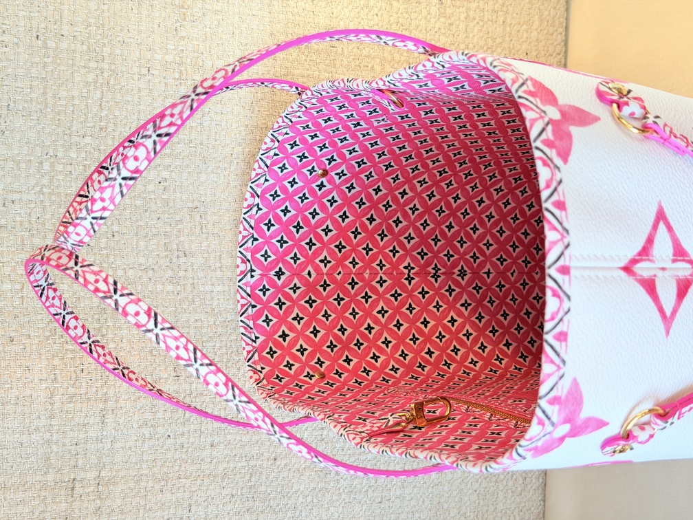 Neverfull MM By The Pool pink