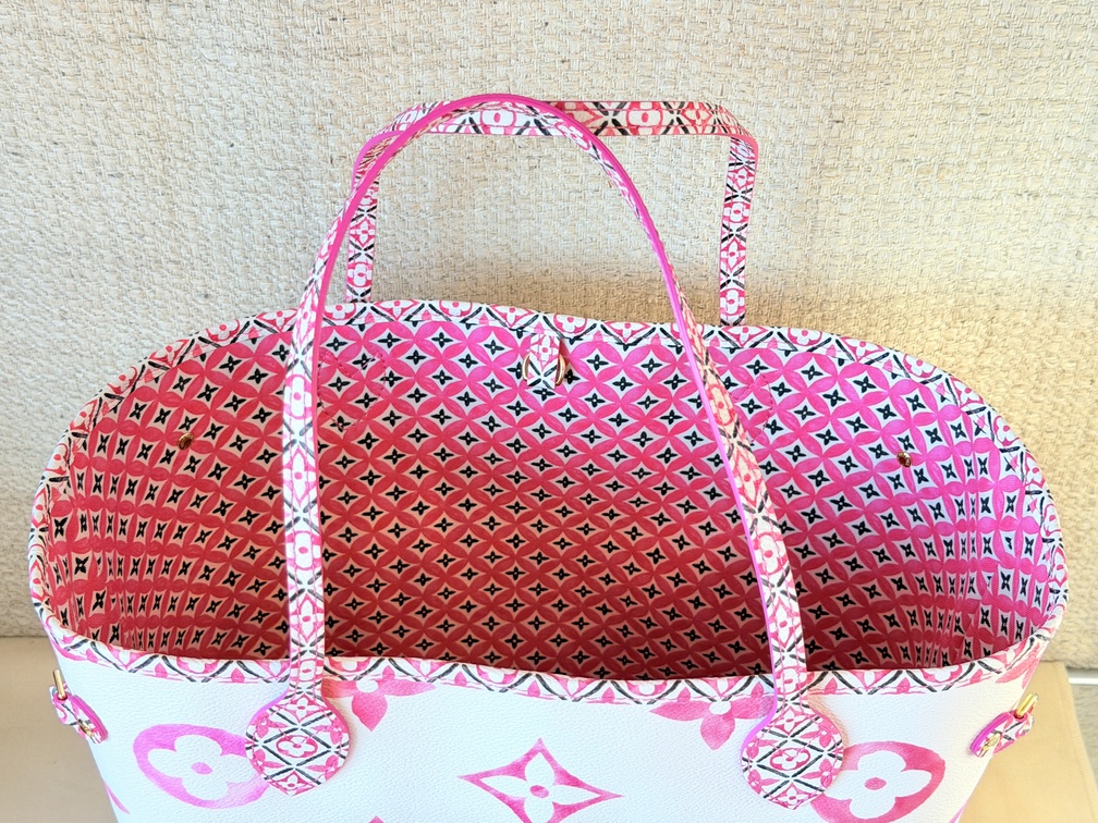 Neverfull MM By The Pool pink