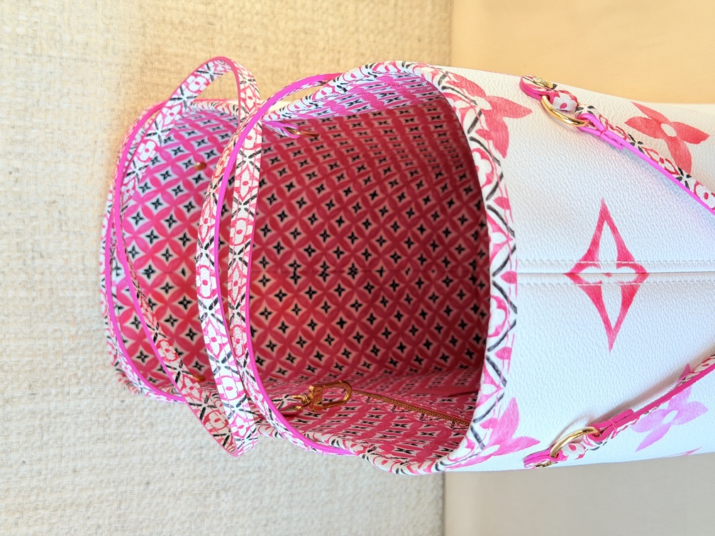 Neverfull MM By The Pool pink