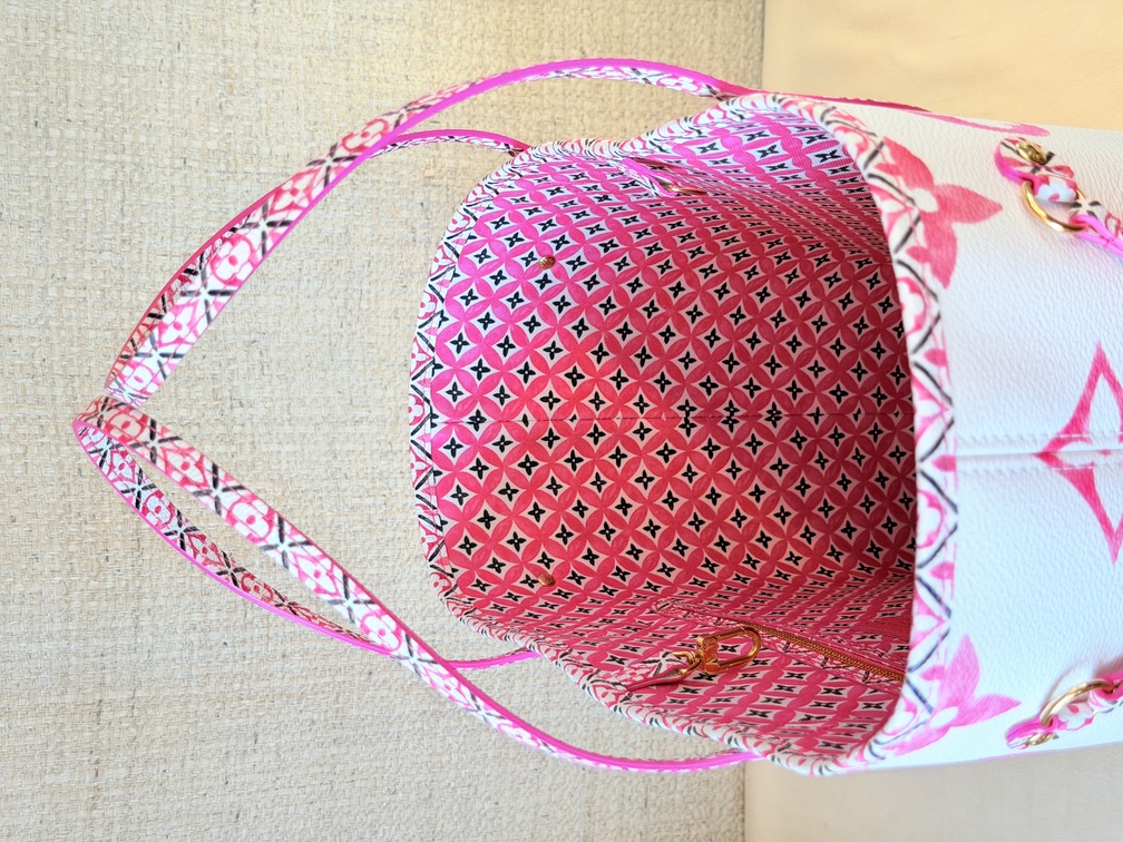 Neverfull MM By The Pool pink