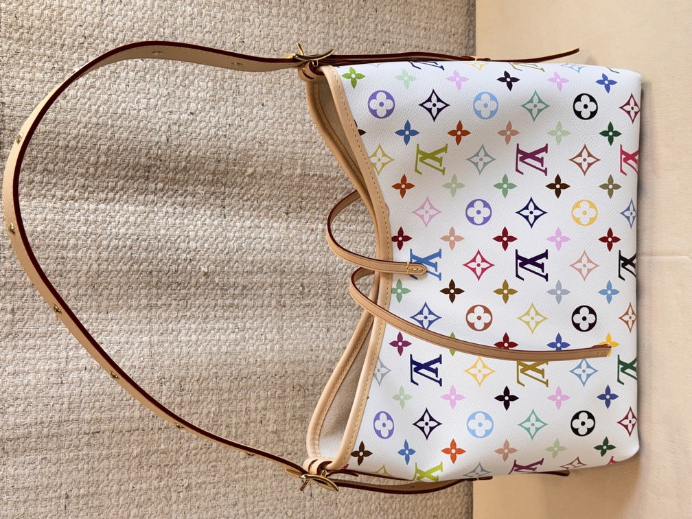 Carry All PM LV x TM Multicolor weiss