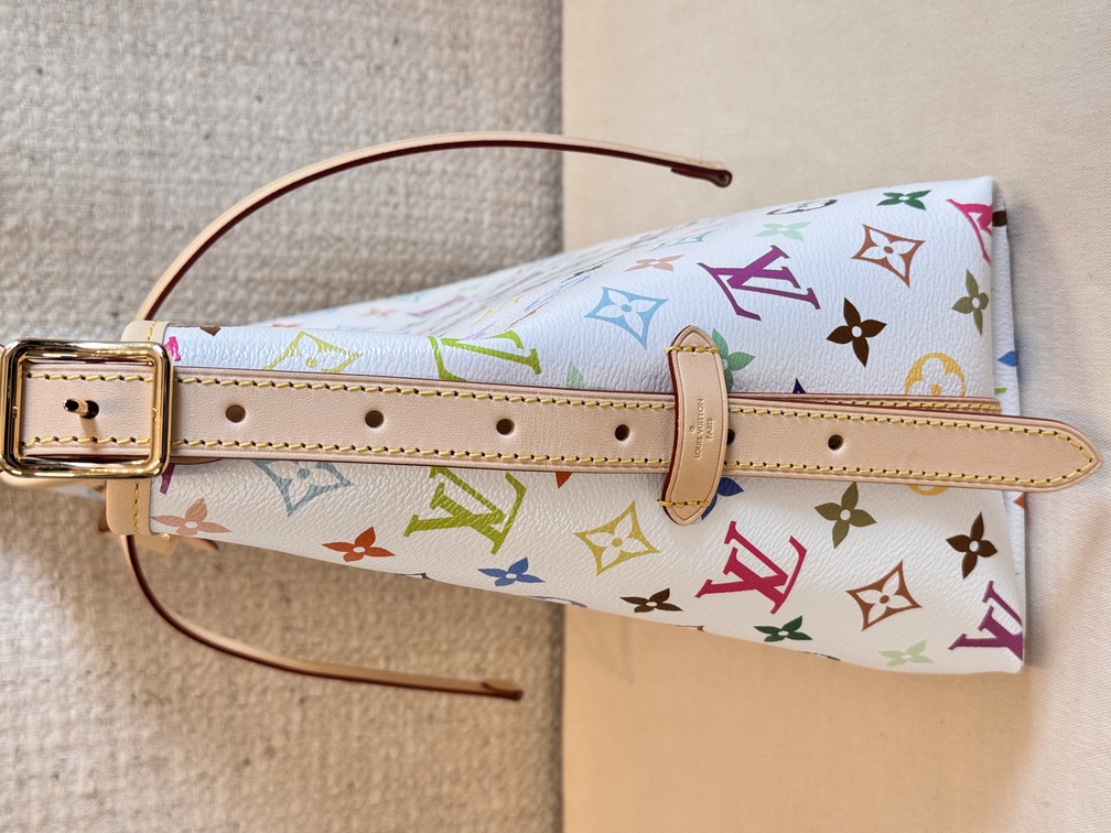 Carry All PM LV x TM Multicolor weiss