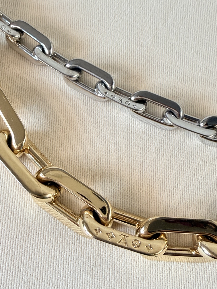 Taschenschmuck Edge gold silber