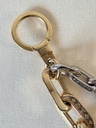Taschenschmuck Edge gold silber
