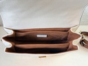 Pochette Metis Empreinte Creme / chocolate braided